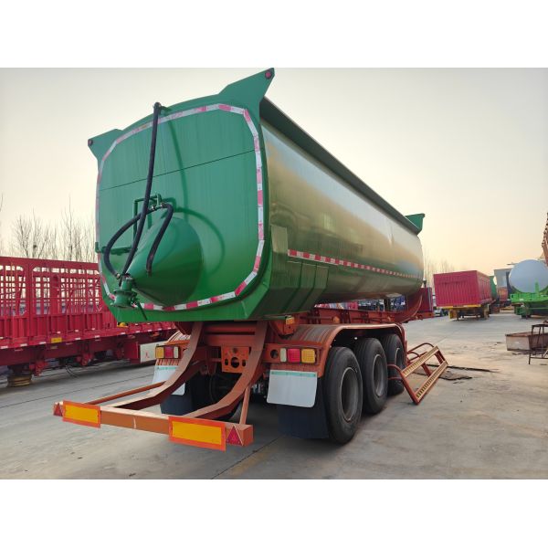 40FT Rear Tipping Tipper Semi Truck Dump Semi Truck Trailers in 9300*2500*3400mm