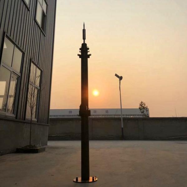 guincho da mão 400W 4 de 12M acima das torres claras portáteis do diodo emissor de luz do mastro
