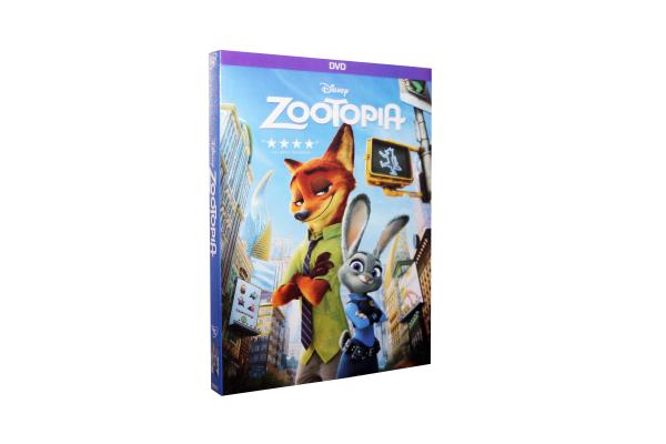 Wholesale Zootopia Kids dvd movie disney children carton dvd box set Tv show withslipcover