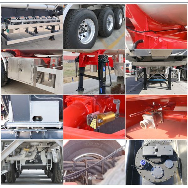 3 Axle Aluminum Stainless Carbon Steel Heavy Fuel Oil Truck Tanker Oil Tank Truck Trailer