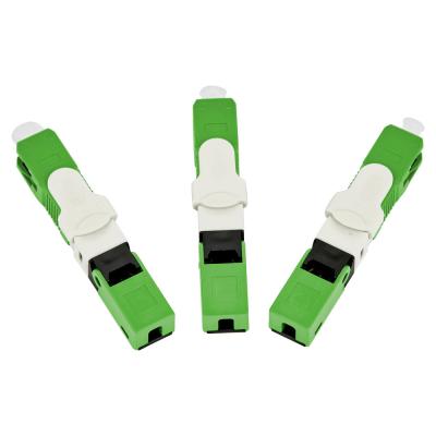SC APC Fiber Optical Fast Connector With Embedded