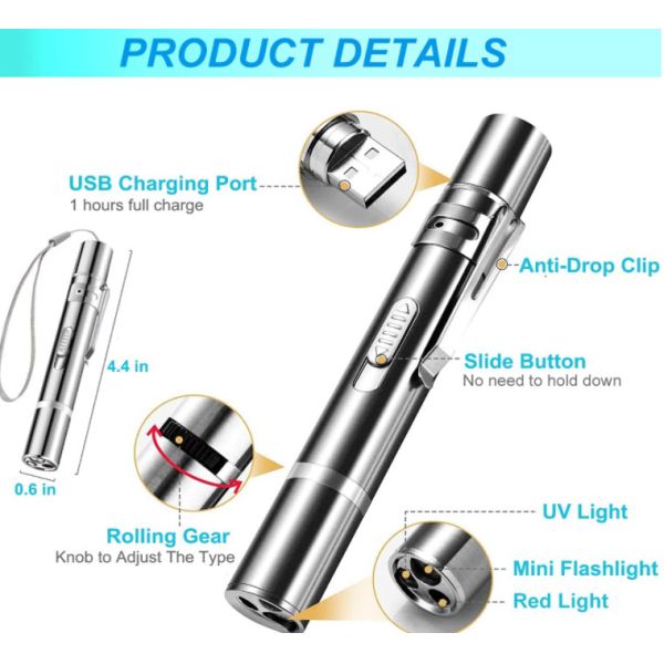 Laser Red LED Light Pointer Cat Toy Electronic Interactive Cat Toys Best Cat Treat Puzzles