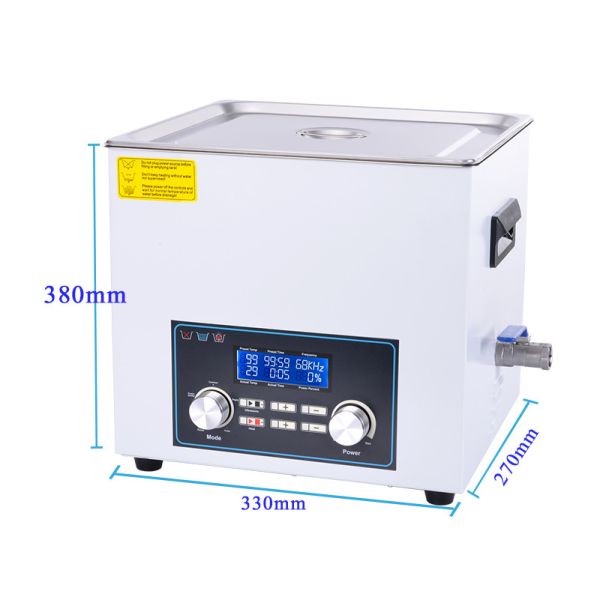 Stainless Steel Sonic Wave Ultrasonic Cleaner / Ultrasonic Cleaning Device Digital Control