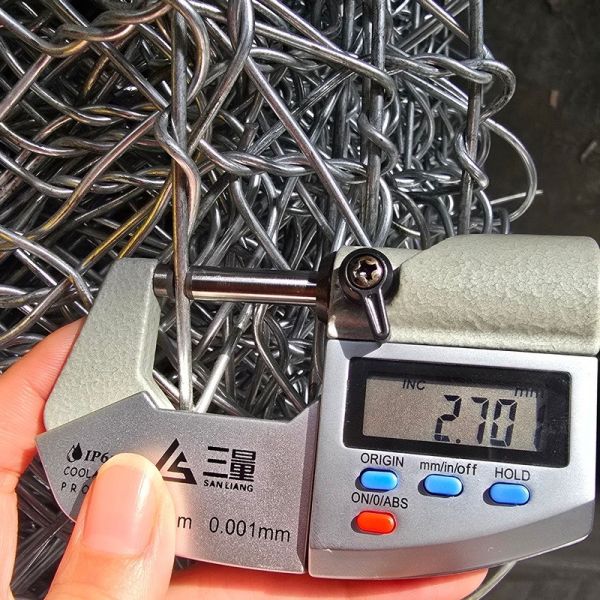 Galvanized Iron Wire PVC Plastic Gabion Baskets Gabion Wire Mesh 2X1X1 Wire Gabion Box for Construction Retaining Wall For Philippines Projects