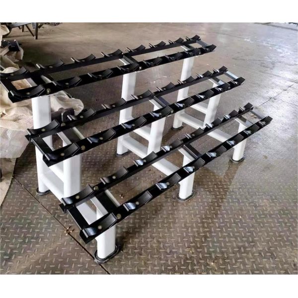 3 Tier Commercial Dumbbell Rack Steel Body Building Storage for GYM Fitness Equipment
