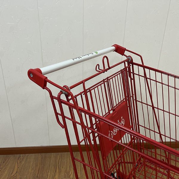 210L Азия и Германия Супермаркет Wire Shopping Push Cart Продовольственная продукция Торговая тележка
