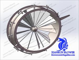 Air Blower Damper For High Pressure Centrifugal Blower Centrifugal Fan