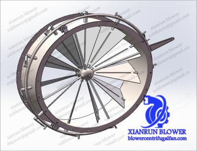 Air Blower Damper For High Pressure Centrifugal Blower Centrifugal Fan Accessories Second Stage Impeller Wheel