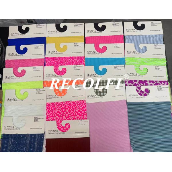 Eco Ribbed Activewear Knit Fabric SPF50+ Breathable Workout Leggings