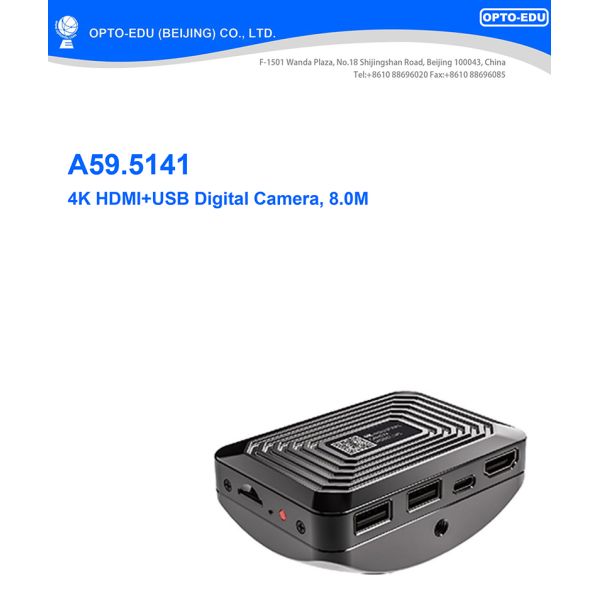 OPTO-EDU A59.5141 4K 8.0M HDMI USB Digital Camera