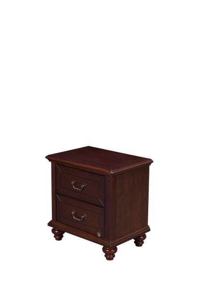 Rubber Wood made bedroom furniture in Special design Modern Headboard with wood  slat shipping from Shenzhen to Africa