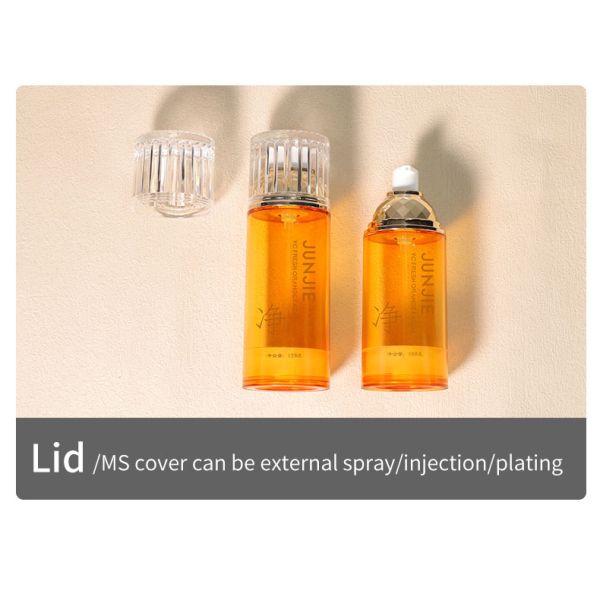 15ml Airless Lotion Pump Bottles Cosmetic Airless Pump Bottles AS Collar For Packaging