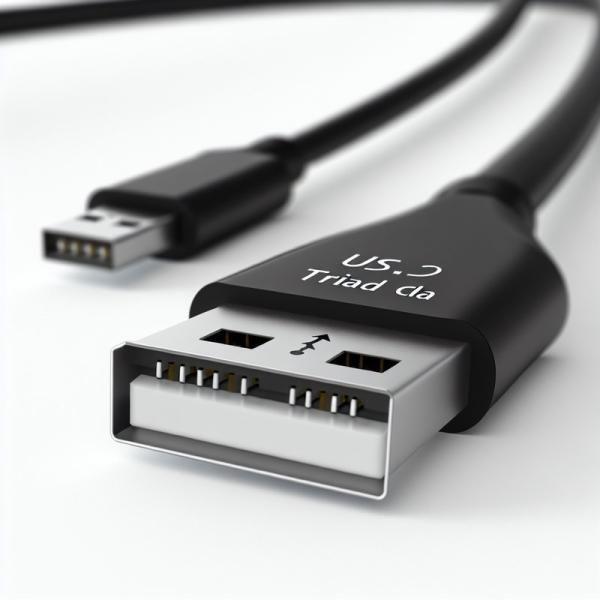 0.5m USB 2.0 3-in-1 Quick Charge Data Cable Micro Type C
