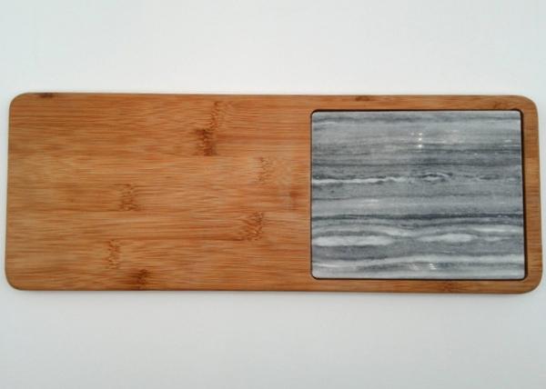 Cute Stone Placemats Marble Bamboo Material Eco Friendly For Cutting Fruit