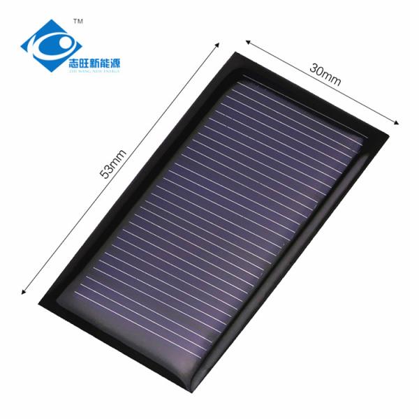 0.16W ROHS Poly Crystalline Solar Panels ZW-5330 Lightweight Customized Epoxy Solar Panel 5V