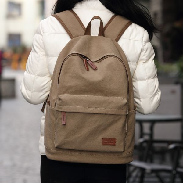 2017 Fashion Canvas Backpacks For Teenages Leisure Canvas Bag