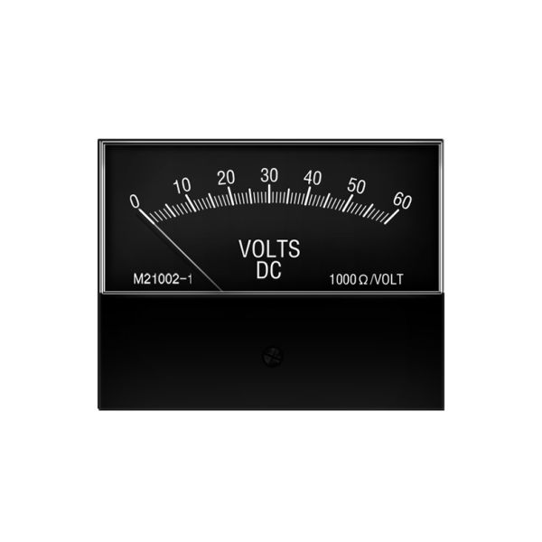 M21002-1 DC Voltmeter for Lincoln Welders - 0-60V, 1000Ω/Volt, Rugged Analog Gauge