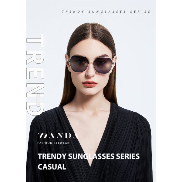 Неубедительные солнечные очки рамки металла цвета градиента поляризовыванные для женщин