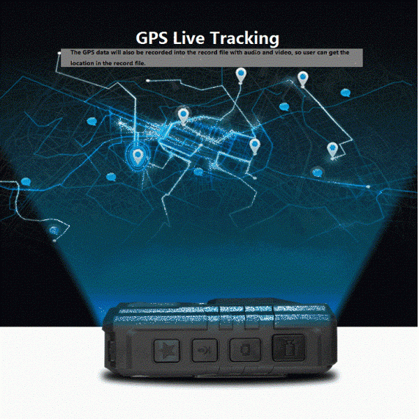 4G / vida da bateria portátil da câmera do corpo do agente de segurança de 3G WIFI por muito tempo