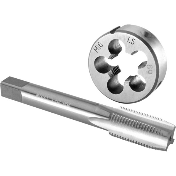 HSS M16 x 1.5 Tap and Die Kit | 6H Precision Threader for Hydraulic & Machinery MRO