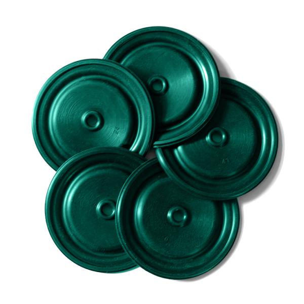 Colorful Silicone Molded Rubber Diaphragm Food Grade Wear Resistance Rubber Parts