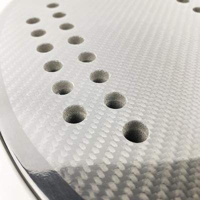 UV Printing Tennis Paddle Carbon Racket Eva 17 3k Carbon Fiber