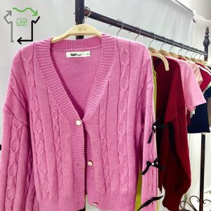 Used Knitted Top Casual Cardigan Fashion Mixed Design Used Womens Sweaters Ukay Bales