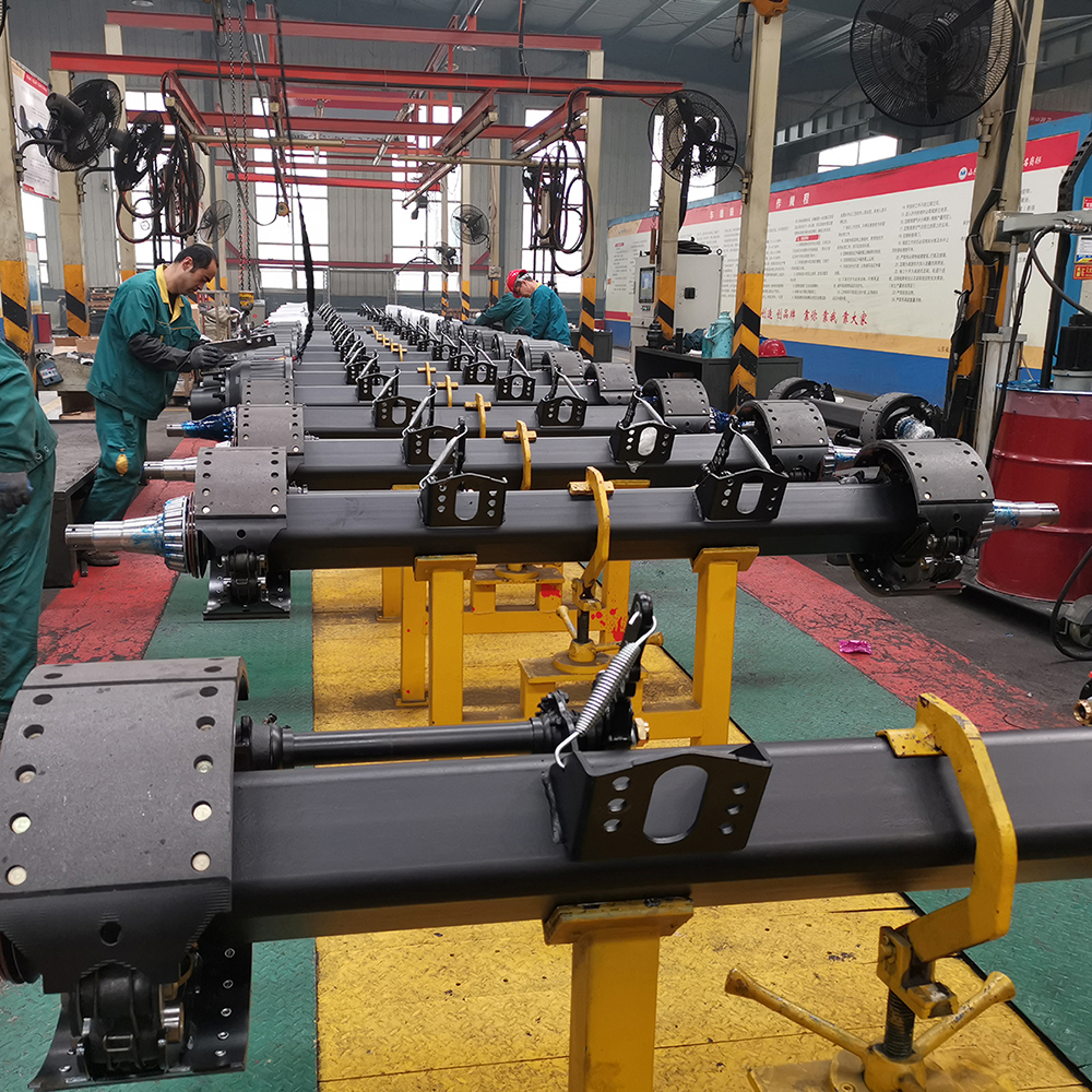 Американский Fuwa тип 2205MM Прицеп запасной части квадратный внутренний барабанная ось с 1850 мм рельс