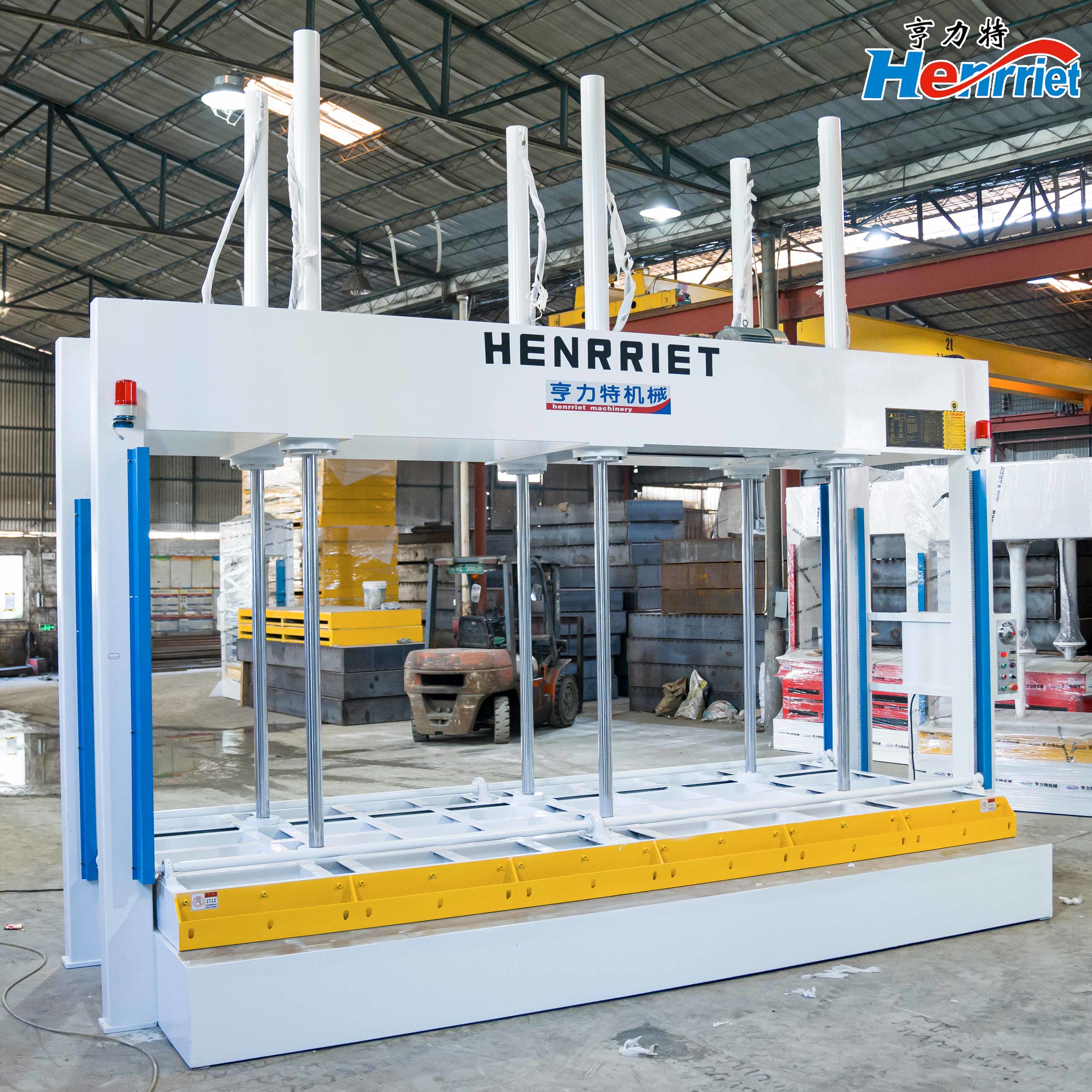 Double-Row 6-Cylinder 50T Hydraulic Cold Press with 4000*2000mm Work Platen for Sandwich Panel Pressing