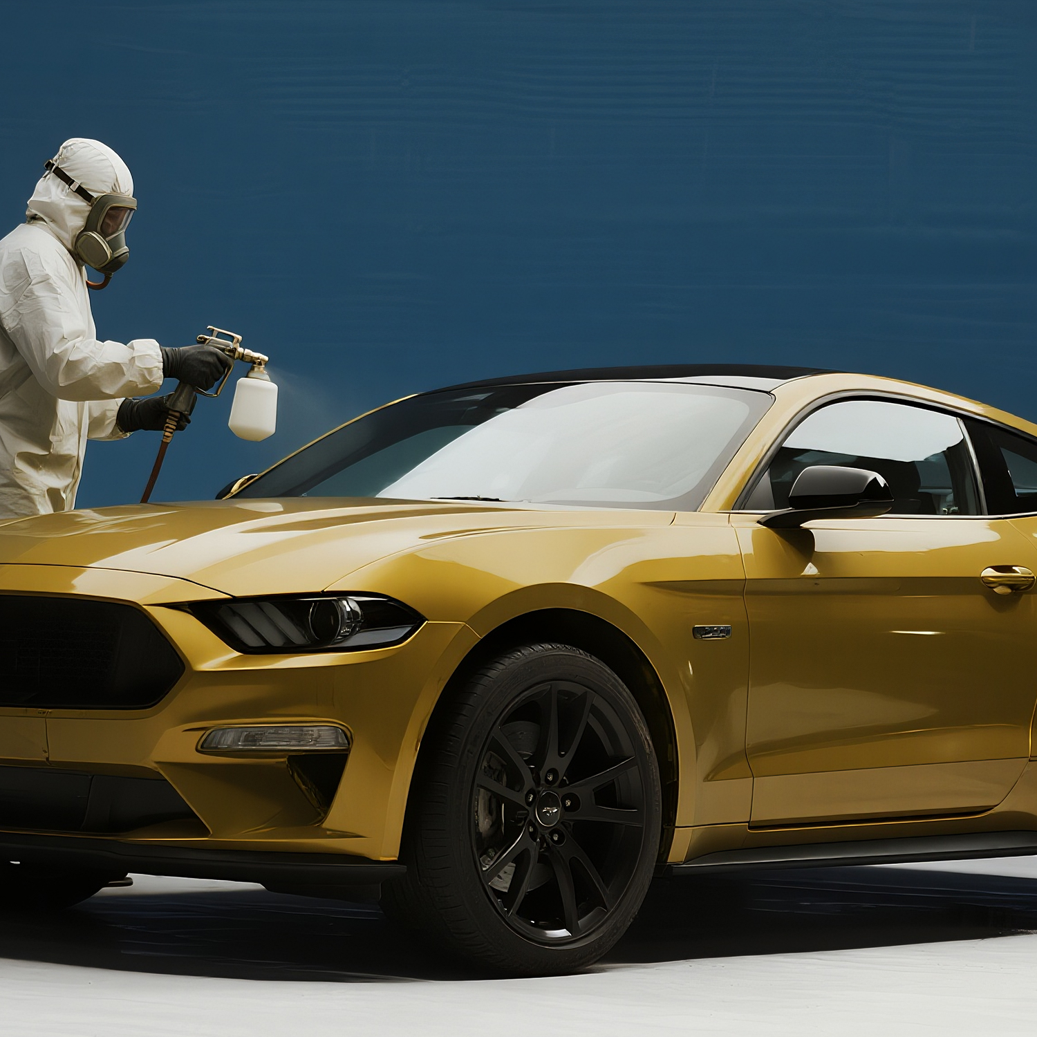 215 Mud Yellow Professional 2K Refinish Tinter For Commercial Vehicle Repair