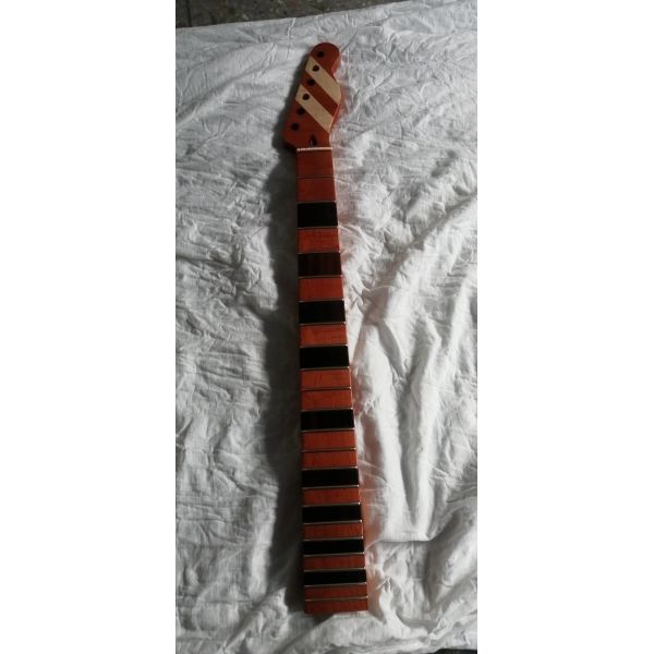 Custom Grand Paddle Guitar Headstock Unfinished Roasted Maple ST Guitar Neck Electric Acoustic Guitar Accept Kinds OEM