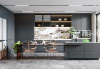 Modular Mini Kitchenette Cabinet with Counter Bar