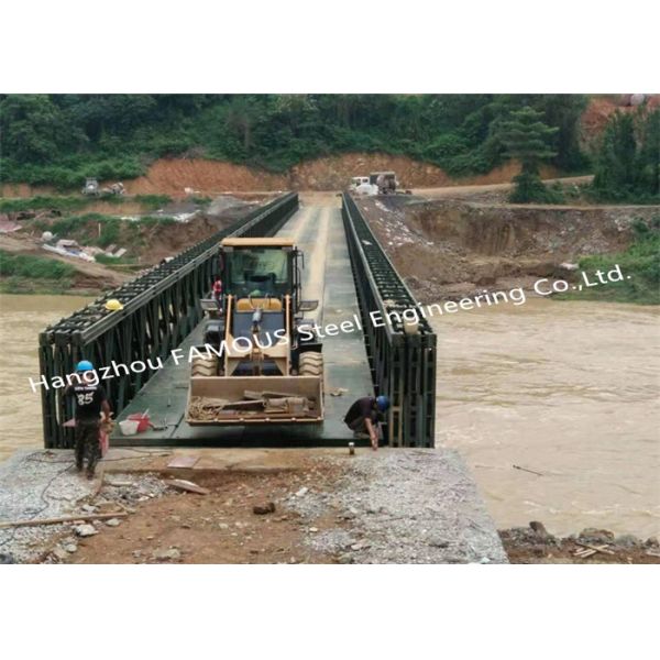 Панели компакта 200 Великобритании мост Байлей великобританской БС стандартной модульной стальной соответствующий