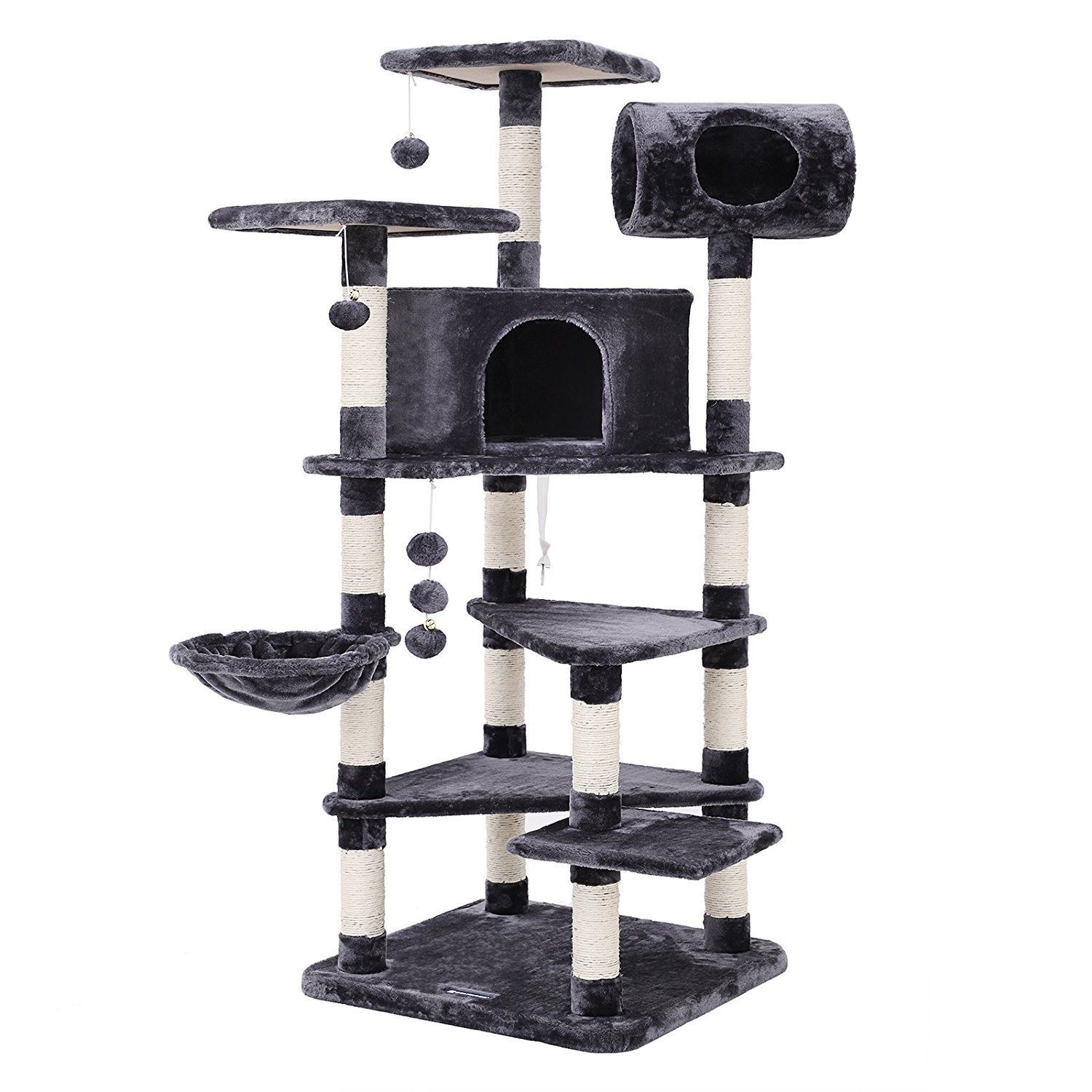 Multi-Layer Cat Scratching Post with Large Jumping Platform Customized Requests Accepted