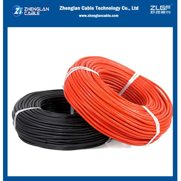 Cu Solar Pv Cable Dual Cores 2.5mm 4mm 6mm 10mm