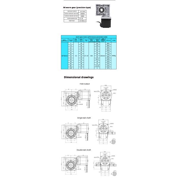 Мотор планетарной шестерни Rpm мотора 200 шестерни червя DC высокого вращающего момента Stepper