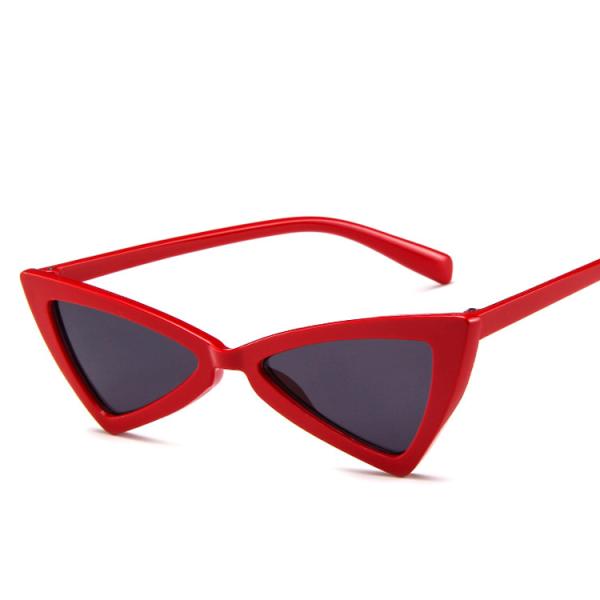 Triangle UV400 Vintage Women Retro Cat Eye Sunglasses