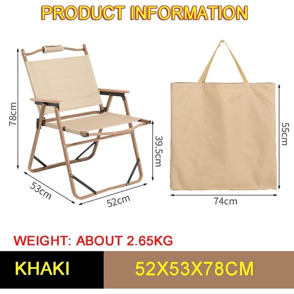 Comfortable and Convenient Folding Lawn Chair Outdoor Activities Folding Chairs Portable Outdoor Fishing Chair
