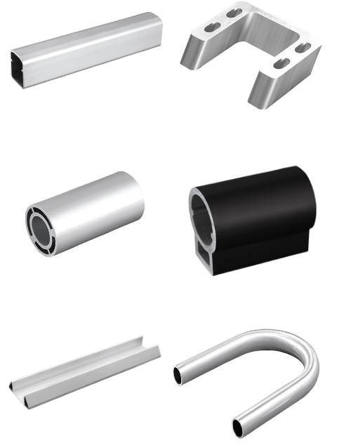 10-250mm Aluminum Alloy Pipe Profile For Aluminum Scaffold System