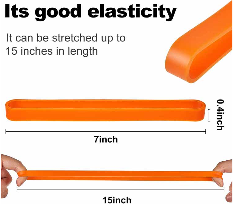 Elastic Silicone Rubber Winding Belt for Lunch Box Colorful Cutting Service Binding