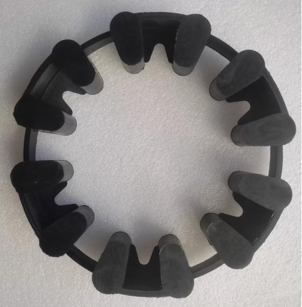 12 Toothes PRK Rubber Coupling for Coupling Spider in OD175mm x ID106mm x T25mm in Black Color
