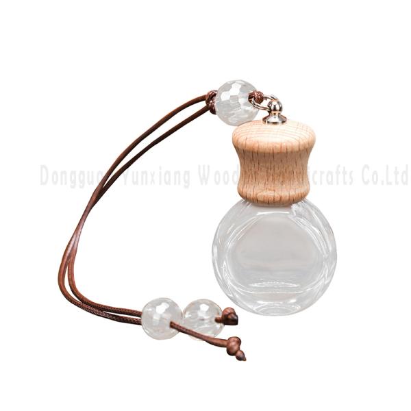 UV Printing Handling Wooden Car Fragrance Bottle Lid for Elegant and Stylish Car Air Freshener