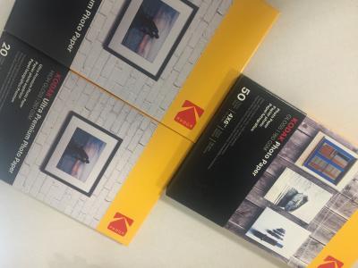 Kodak Fine Art Paper| 230gsm , Soft Matte Kodak Glossy Photo Paper A4 X 20