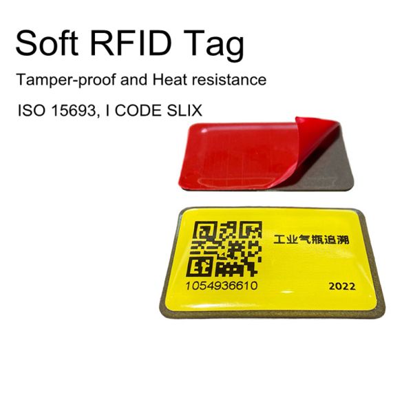 13.56MHz ISO 15693 Soft Epoxy on-Metal RFID Tag for Gas Cylinder Management