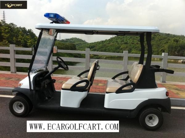 High Safe Four Person Golf Cart , Small Battery Operated Golf Buggies 48V