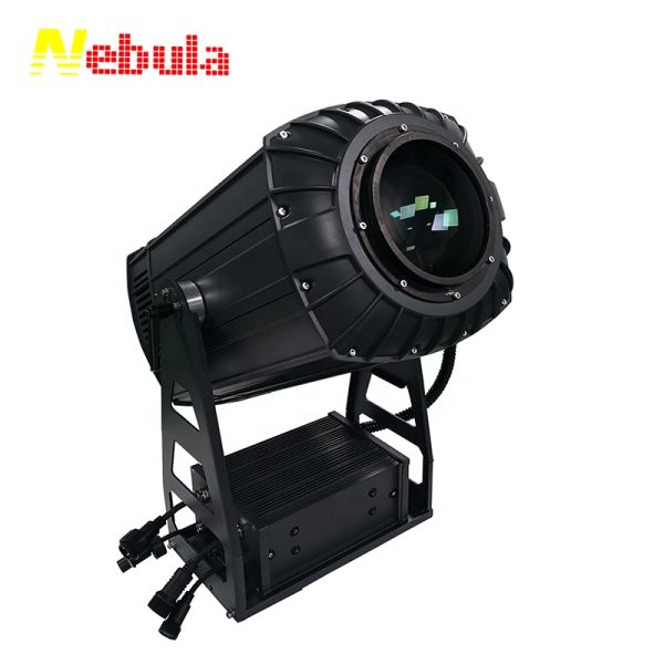 Outdoor 600W 1000w LED Logo Gobo Projection Light Zoom Custom Christmas Gobo Projector
