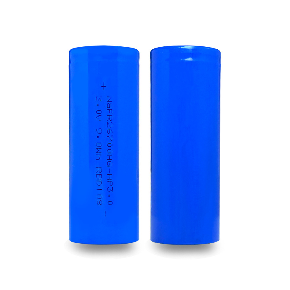 26700 Steel Shell Cylindrical Sodium Ion Cell 3.0V 3000mAh Energy Storage Power Sodium Battery for Electric LED Lights