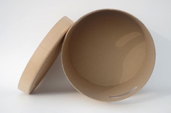 Cubos de cartón con orificios para asas | Diseño de tapa abierta para café y especias