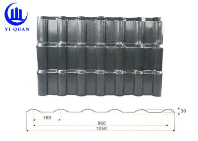 Tampa espanhola plástica ASA Synthetic Resin Roof Tile do telhado do estilo