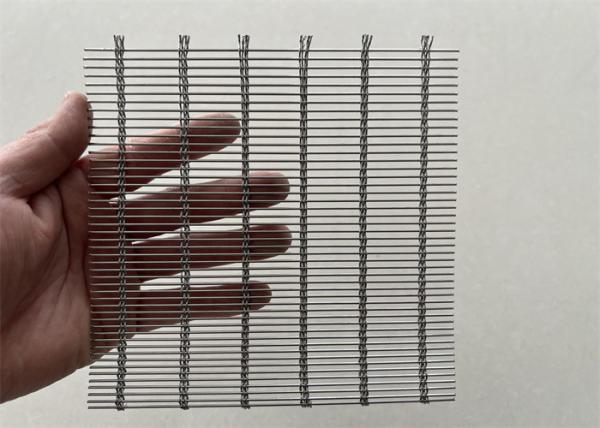 Construction Metal Decorative Mesh AISI316 Stainless Steel Woven Mesh